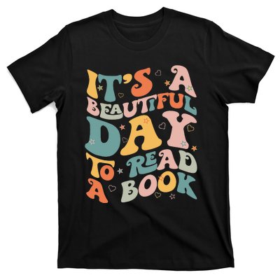 Cute Groovy National Read A Book Day Funny Book Lover T-Shirt