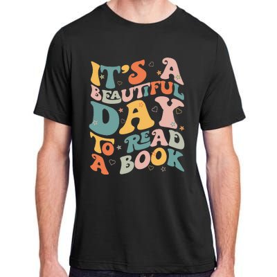 Cute Groovy National Read A Book Day Funny Book Lover Adult ChromaSoft Performance T-Shirt