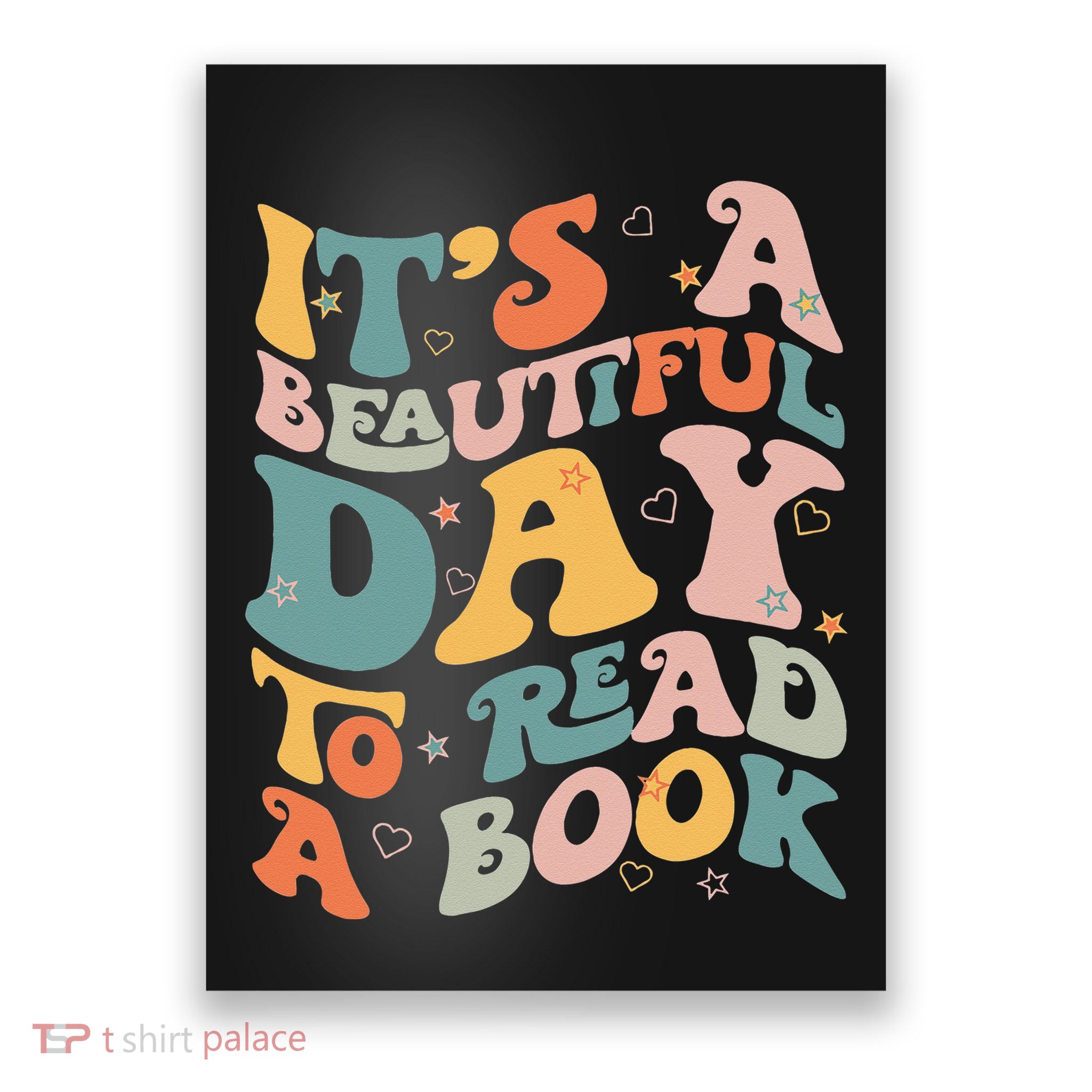 Cute Groovy National Read A Book Day Funny Book Lover Poster