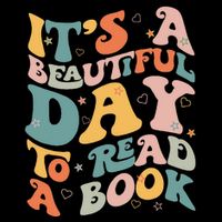 Cute Groovy National Read A Book Day Funny Book Lover Cropped Pullover Crew