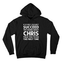 Chris Gift Name Personalized Birthday Funny Christmas Joke Hoodie