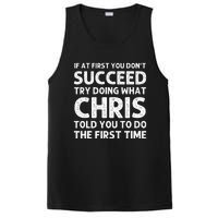 Chris Gift Name Personalized Birthday Funny Christmas Joke PosiCharge Competitor Tank