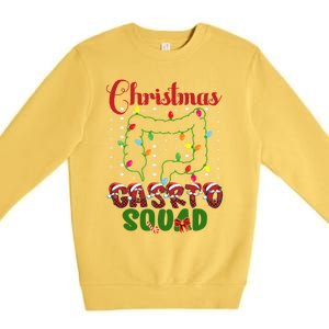 Christmas Gastro Nurse Squad Doctor Gastroenterology Gift Premium Crewneck Sweatshirt