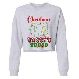 Christmas Gastro Nurse Squad Doctor Gastroenterology Gift Cropped Pullover Crew