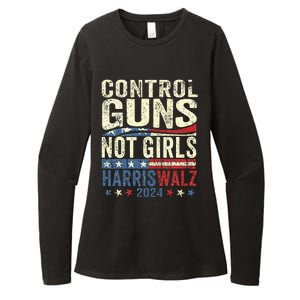 Control Guns Not Girl Rights Harriswaltz 2024 Womens CVC Long Sleeve Shirt