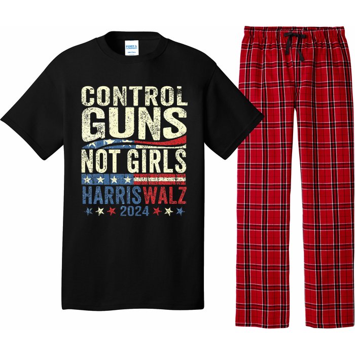 Control Guns Not Girl Rights Harriswaltz 2024 Pajama Set