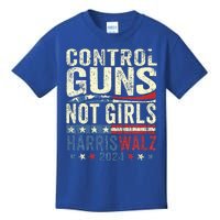 Control Guns Not Girl Rights Harriswaltz 2024 Kids T-Shirt