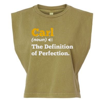 Carl Gift Name Personalized Birthday Funny Christmas Joke Garment-Dyed Women's Muscle Tee