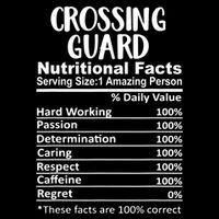 Crossing Guard Nutrition Facts Funny City Backpack