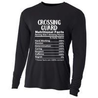 Crossing Guard Nutrition Facts Funny Cooling Performance Long Sleeve Crew
