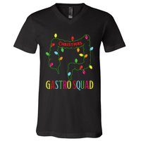 Christmas Gastro Nurse Squad Gastroenterology Doctor Vintage V-Neck T-Shirt