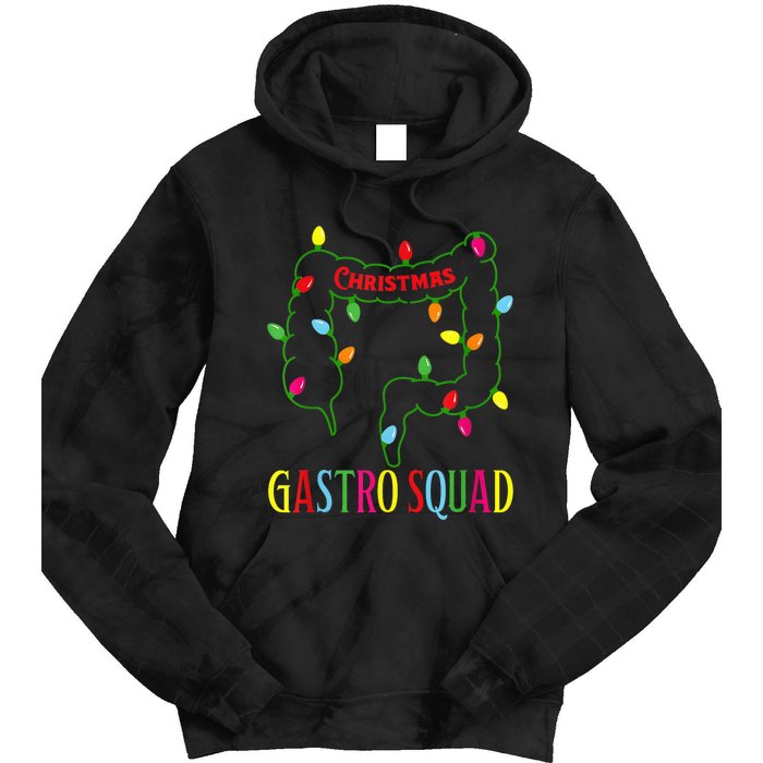 Christmas Gastro Nurse Squad Gastroenterology Doctor Vintage Tie Dye Hoodie