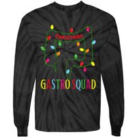 Christmas Gastro Nurse Squad Gastroenterology Doctor Vintage Tie-Dye Long Sleeve Shirt