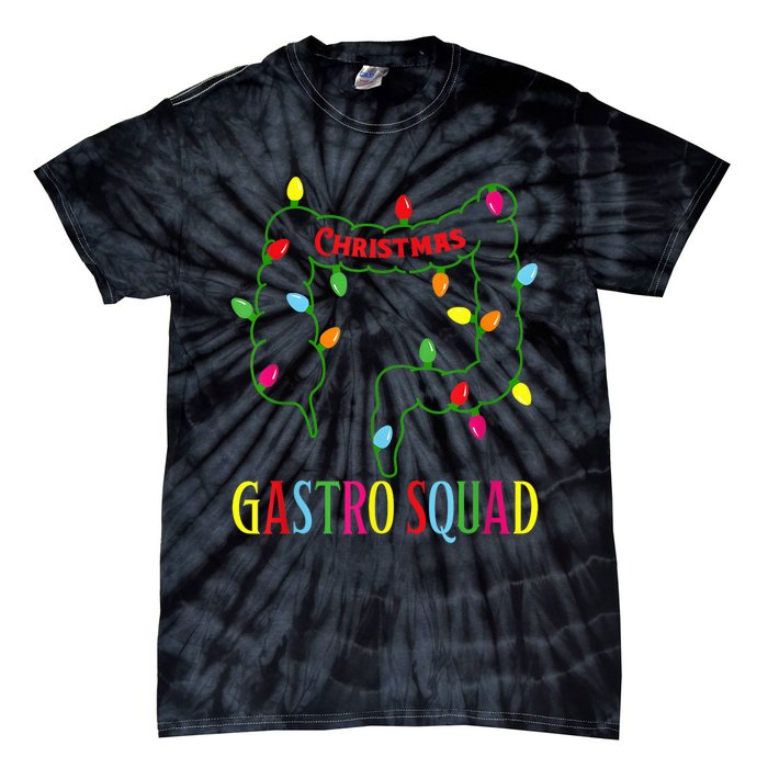 Christmas Gastro Nurse Squad Gastroenterology Doctor Vintage Tie-Dye T-Shirt