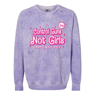 Control Guns Not Girl Colorblast Crewneck Sweatshirt