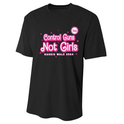 Control Guns Not Girl Performance Sprint T-Shirt