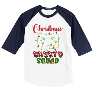 Christmas Gastro Nurse Squad Doctor Gastroenterology Gift Baseball Sleeve Shirt