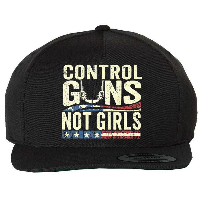 Control Guns Not Girl Election Usa Feminist Rights Wool Snapback Cap