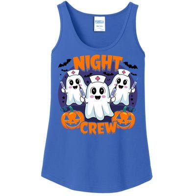 Cute Ghost Nurse Night Shift Crew Medical Humor Halloween Gift Ladies Essential Tank