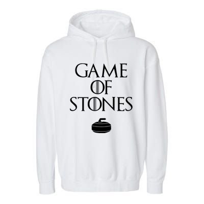 Curler Game Of Stones Curling Garment-Dyed Fleece Hoodie