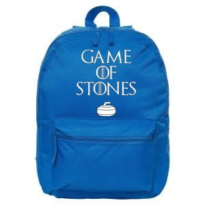 Curler Game Of Stones Curling Gift 16 in Basic Backpack