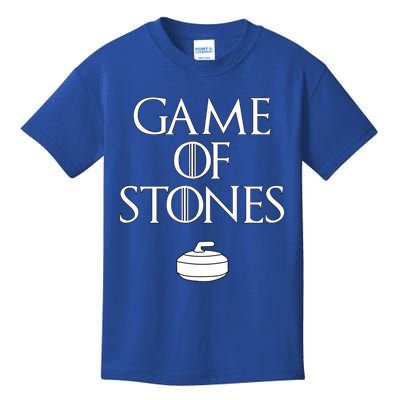 Curler Game Of Stones Curling Gift Kids T-Shirt