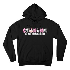 Cow Grandma Of The Birthday Cow Farm Birthday Family Hoodie