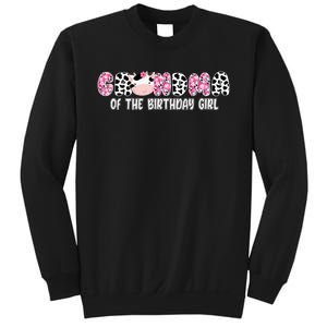 Cow Grandma Of The Birthday Cow Farm Birthday Family Sweatshirt