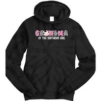 Cow Grandma Of The Birthday Cow Farm Birthday Family Tie Dye Hoodie