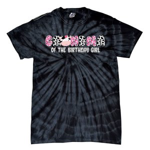 Cow Grandma Of The Birthday Cow Farm Birthday Family Tie-Dye T-Shirt