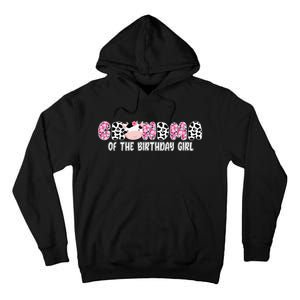 Cow Grandma Of The Birthday Cow Farm Birthday Family Tall Hoodie