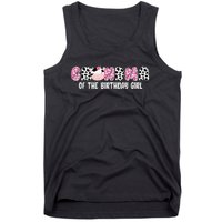 Cow Grandma Of The Birthday Cow Farm Birthday Family Tank Top