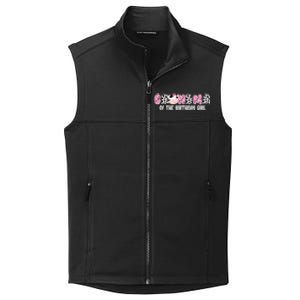 Cow Grandma Of The Birthday Cow Farm Birthday Family Collective Smooth Fleece Vest