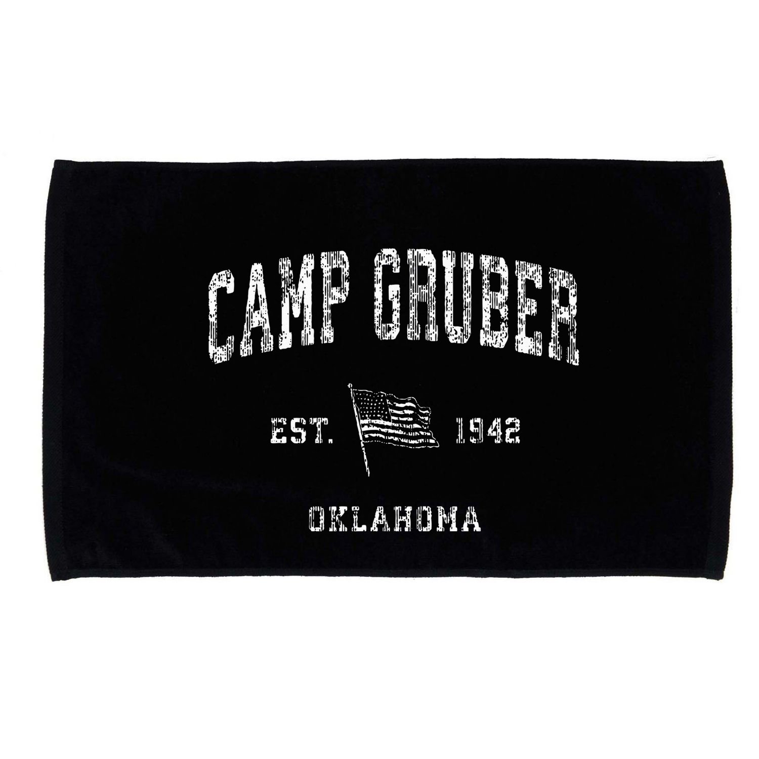 Camp Gruber Oklahoma Ok Microfiber Hand Towel