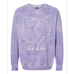 Classic Grey Ohio Colorblast Crewneck Sweatshirt