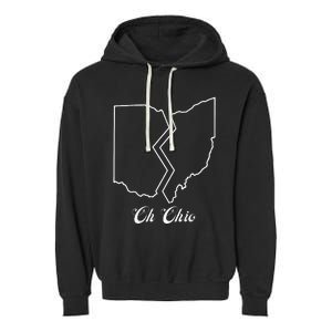 Classic Grey Ohio Garment-Dyed Fleece Hoodie