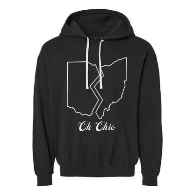 Classic Grey Ohio Garment-Dyed Fleece Hoodie