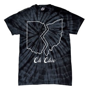 Classic Grey Ohio Tie-Dye T-Shirt