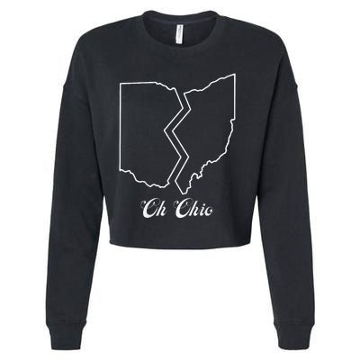 Classic Grey Ohio Cropped Pullover Crew