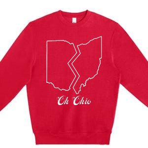 Classic Grey Ohio Premium Crewneck Sweatshirt