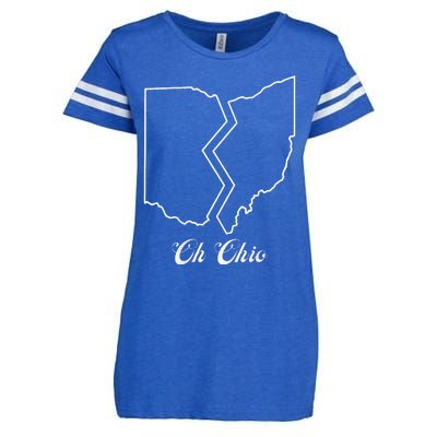 Classic Grey Ohio Enza Ladies Jersey Football T-Shirt