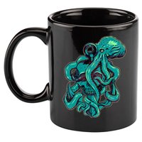 Cool Grunge Octopus Skull 11oz C Handle Ceramic Mug