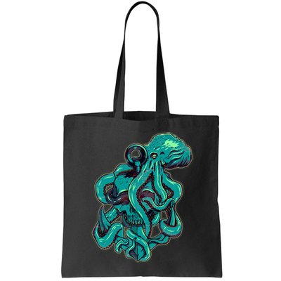Cool Grunge Octopus Skull Bag