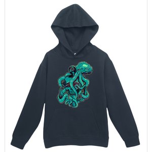 Cool Grunge Octopus Skull Urban Pullover Hoodie