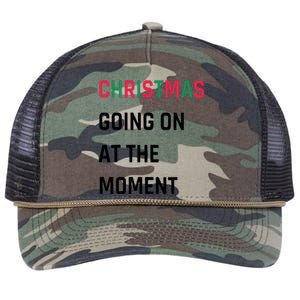 Christmas Going On At The Moment Christmas Retro Rope Trucker Hat Cap