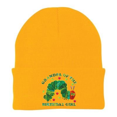 Cute Grandpa Of The Birthday Girl Hungry Caterpillar Knit Cap Winter Beanie