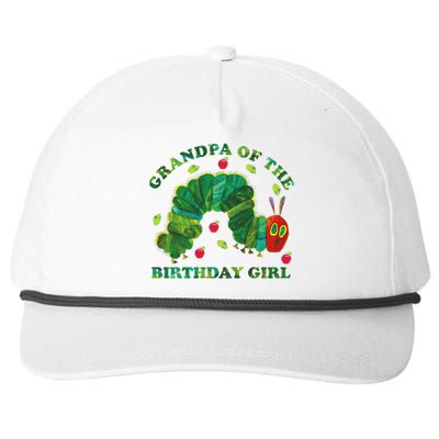 Cute Grandpa Of The Birthday Girl Hungry Caterpillar Snapback Five-Panel Rope Hat