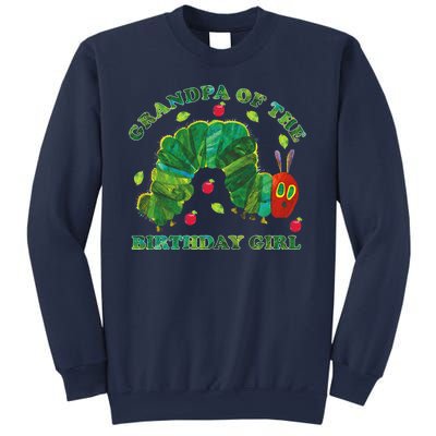 Cute Grandpa Of The Birthday Girl Hungry Caterpillar Sweatshirt