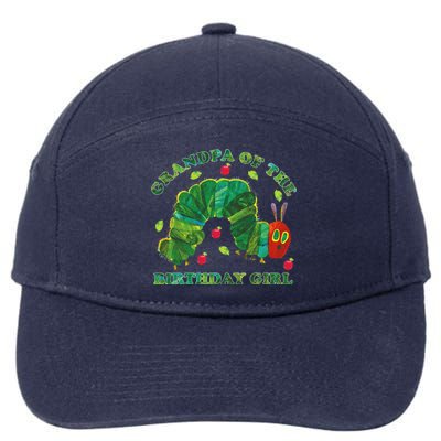 Cute Grandpa Of The Birthday Girl Hungry Caterpillar 7-Panel Snapback Hat