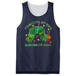 Cute Grandpa Of The Birthday Girl Hungry Caterpillar Mesh Reversible Basketball Jersey Tank